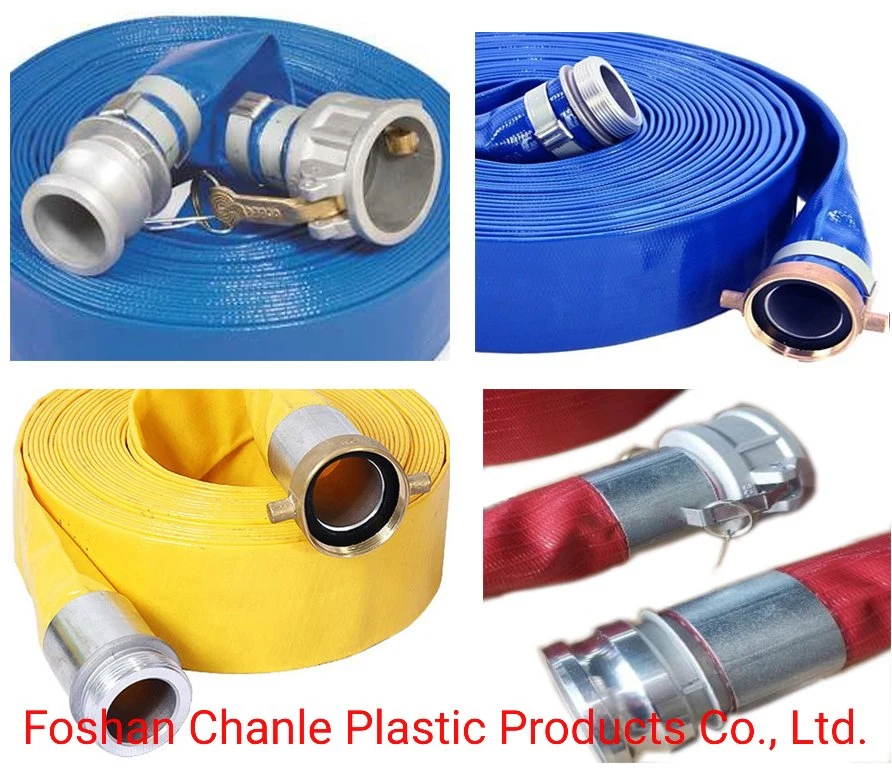 3/4&quot;--16&quot;UV Stabilised PVC Agricultural Irrigation Water Discharge Sunny Layflat Hose