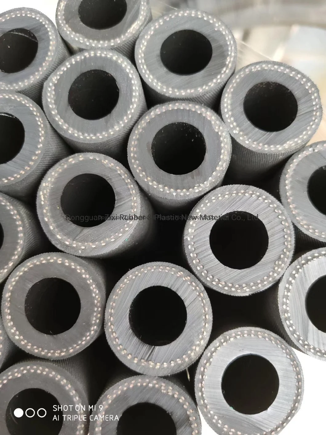 Industrial Anti Abrasion Low Pressure Flexible Fiber Braid Rubber Hose with Weather Resistant