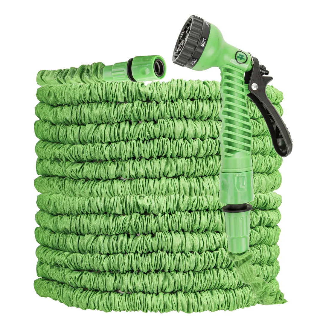 100FT/30m 7 Function Spray Nozzle Flexible Retractable Garden Expandable Hose