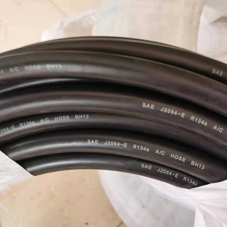 Universal Automotive R134A Refrigerant Rubber Air Conditioner Hose R134A Car AC Refrigerant Charge Hose Kit for a Car SAE J2064