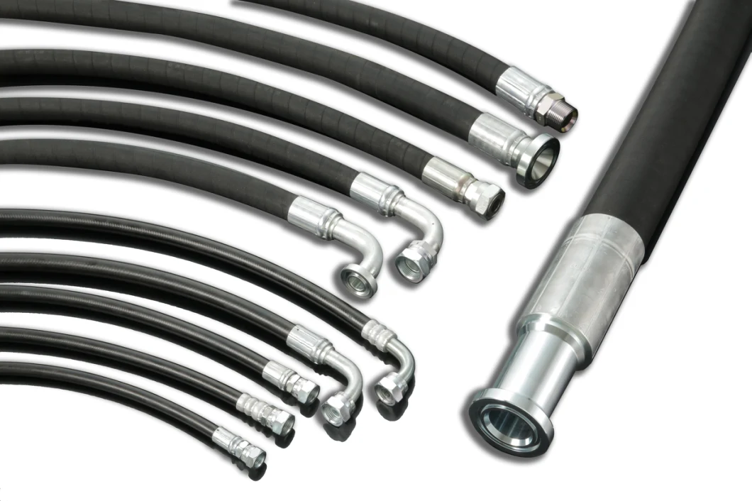 China Manufacturer Hydraulic Rubber Hose R 1/ R 2