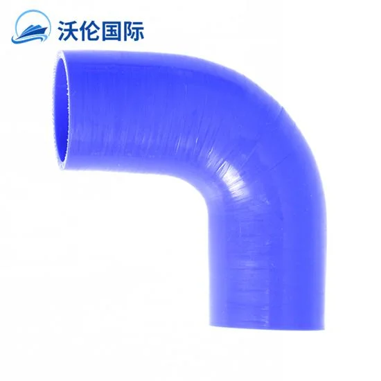 Universal Blue 60mm Silicone Hose for Car 2 3/8&quot; 90-Degree Silicone Intake Hose Made in Wolun