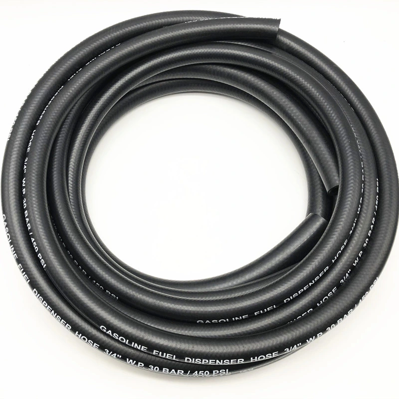 Flexible Anti-Static Gasoline Resistant Rubber Oil Gasoline Hose for Fuel Dispenser Pumps