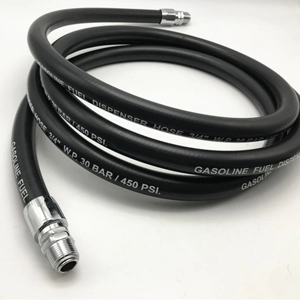 Flexible Anti-Static Gasoline Resistant Rubber Oil Gasoline Hose for Fuel Dispenser Pumps