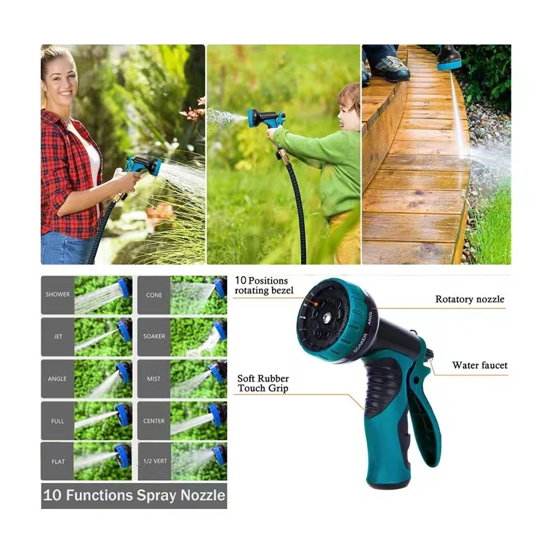 High Pressure Car Wash Water Gun Gardening Watering Hose for Garden for Watering and Irrigation Extendable Hose Garden Sprayer