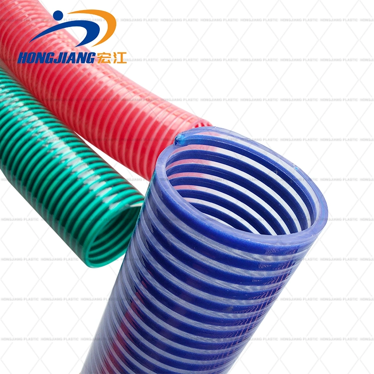 Agricultural 3 Inch Diameter PVC Corrugated Helix Suction Water Vacuum Hose Pipe 1.5 2 2.5 4 6 8 10inch Suction PVC Hose