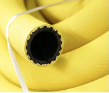 Smooth Yellow Cover High Pressure Rubber Air Hose Industrial Hose 20bar