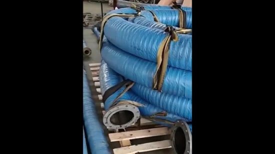 Cement Truck Concrete Vibrator Delivery Corrugated Braided Rubber Suction Hose