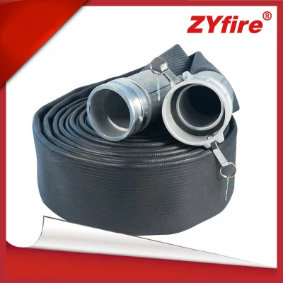 Zyfire Superior Big Diameter 4 Bar Low Permeability Agricultural Irrigation PVC Duraline Layflat Hose Factory Supplier