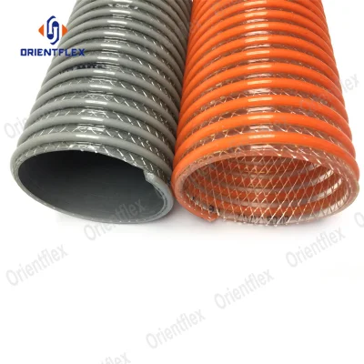 Large Diameters 3 Inch 4 Inch 5 Inch Corrugated Cheap PVC Fibre Reinforced Suction Hose