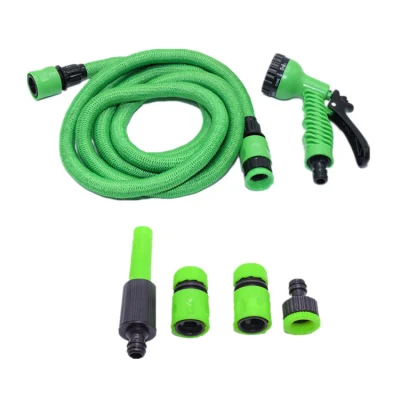 Serpentine Tube Adjustable Lightweight Flexible Expandable Soft Gardening Washing Water Pipe Set Garden Hose Reel